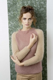 Pullover (V) aus Mohair Luxe 