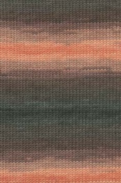 Lang Yarns Merino+ Color 926.0028 - Lachs/Dunkelbraun/Grau