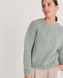Top Down Pullover aus Ecopuno Chunky 