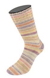 Lana Grossa Cool Wool 4 Socks Print 7762