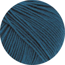 Lana Grossa Cool Wool Uni/Mélange 2049 - Blaupetrol