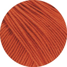 Lana Grossa Cool Wool Uni/Mélange 2066 - Orangerot