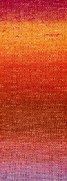Lana Grossa Cotonella 04 - Weinrot/Orange/Rot/Feuerrot