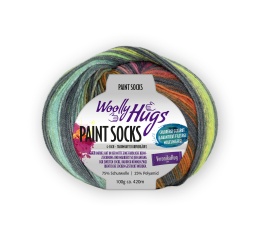 Woolly Hugs Paint Socks 100g 203 - regenbogen