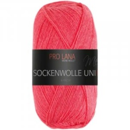 Pro Lana Sockenwolle Uni 4-fach 422 - pink