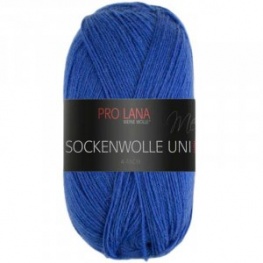 Pro Lana Sockenwolle Uni 4-fach 425 - blau