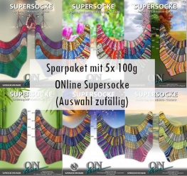 Sparpaket Mix 500g Premium "ONline Supersocke" 