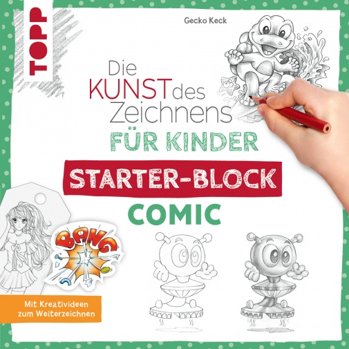 TOPP Die Kunst des Zeichnens für Kinder Starter-Block Comic 