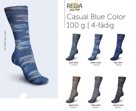 Regia 4-fach Casual Blue Color 