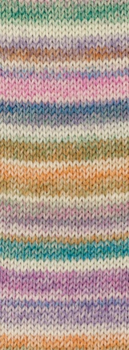 Lana Grossa Cool Wool 4 Socks Print 7753
