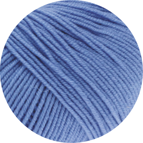 Lana Grossa Cool Wool Uni/Mélange 463 - Kornblumenblau