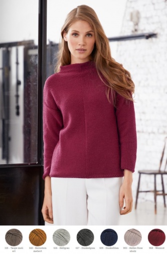 Pullover aus Cool Wool Big (Melange) 